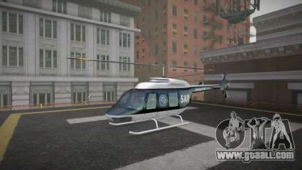 Helicopter correction at police station for GTA San Andreas