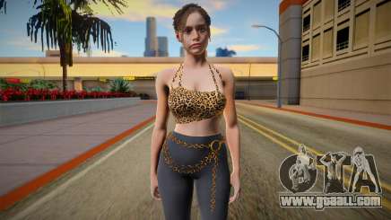 Claire Redfield Top Leopard for GTA San Andreas