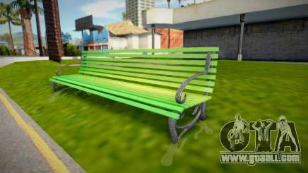 Park bench for GTA San Andreas