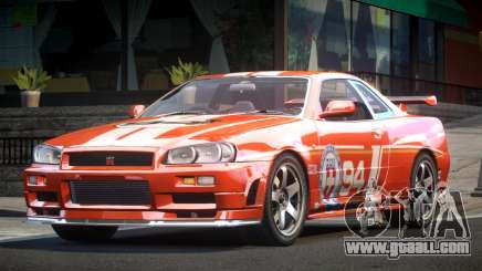 Nissan Skyline R34 GST Racing L9 for GTA 4