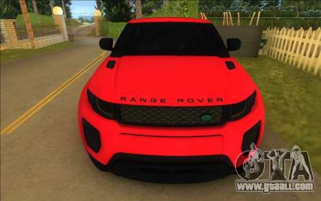 Land Rover Range Rover Evoque for GTA Vice City