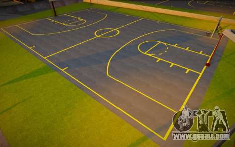 Renewed basketball court for GTA San Andreas