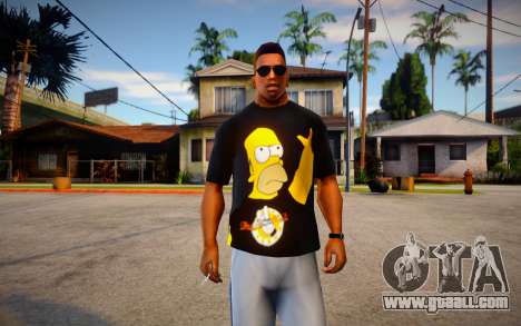 Homer T-Shirt for GTA San Andreas