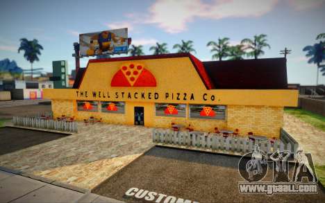 New texture of a pizzeria in Edelwood for GTA San Andreas