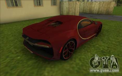 Bugatti Chiron for GTA Vice City