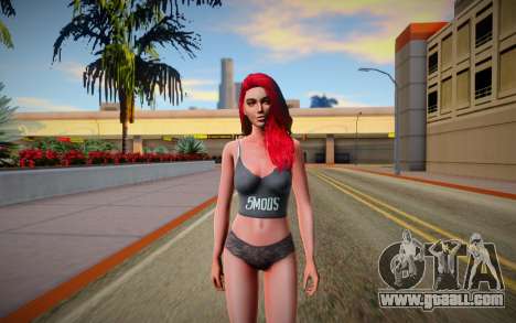 Lana top and panties from The Sims 4 for GTA San Andreas