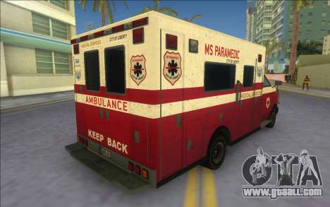 Ambulance from GTA IV for GTA Vice City