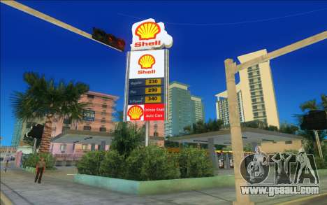 Shell Station mod for GTA Vice City
