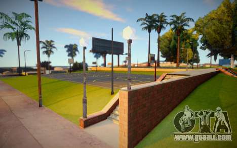 Renewed basketball court for GTA San Andreas