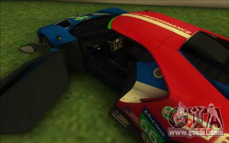 Ford Racing GT Le Mans Racecar for GTA Vice City