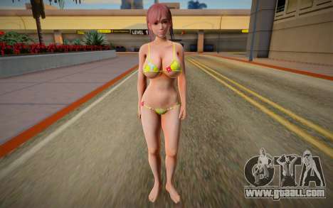Honoka Happy Egg Bikini for GTA San Andreas
