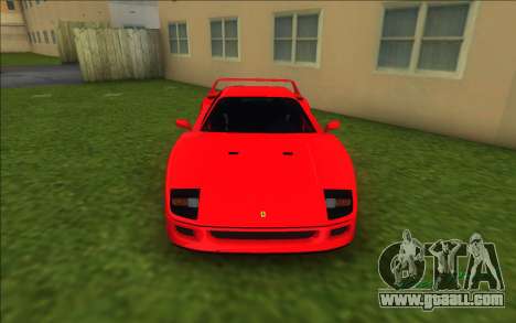 Ferrari F40 (Good car) for GTA Vice City