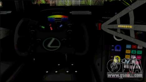 Lexus RC F GT3 for GTA San Andreas