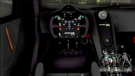 McLaren 650S GT3 (SA Lights) for GTA San Andreas