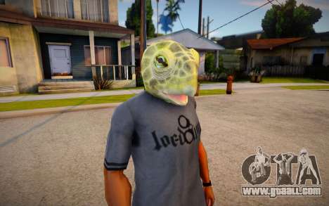 Lizard mask (GTA Online DLC) for GTA San Andreas