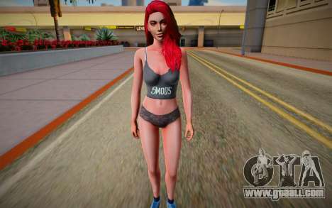 Lana top and panties from The Sims 4 for GTA San Andreas