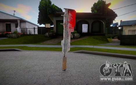 Bloody machete for GTA San Andreas