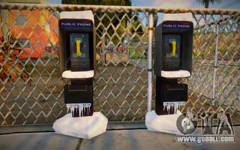 Winter Public Phone for GTA San Andreas