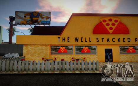 New texture of a pizzeria in Edelwood for GTA San Andreas