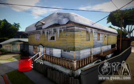 Winter CJ House for GTA San Andreas