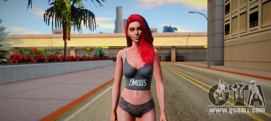 Lana top and panties from The Sims 4