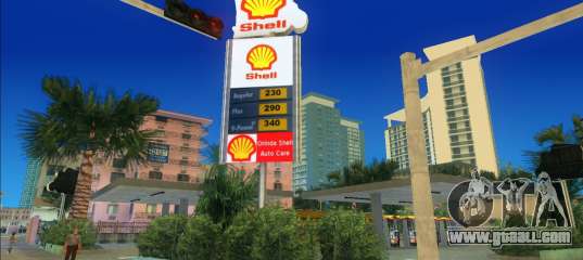 Shell Station mod for GTA Vice City