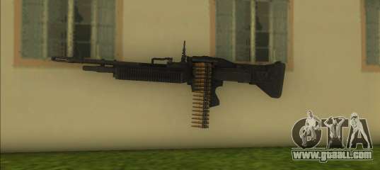 M60 Short barrel No heatshield Ammo Belt for GTA Vice City
