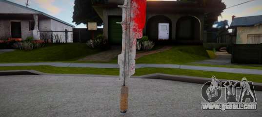 Bloody machete