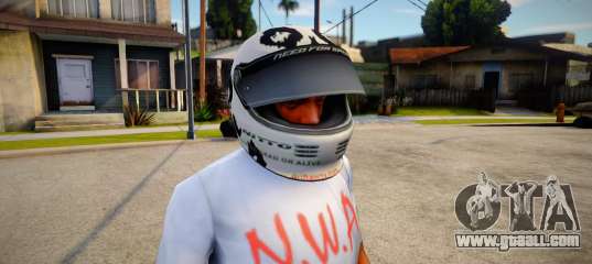 Racing Helmet Leopard for GTA San Andreas