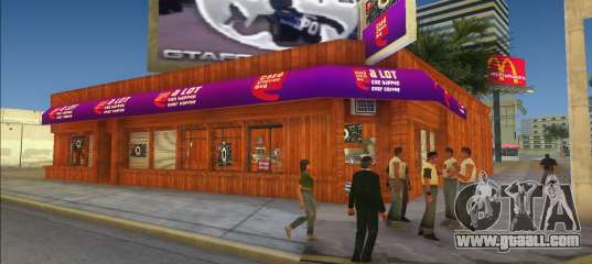 Cafe Coffee Day in Vice City for GTA Vice City