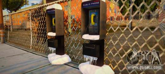 Winter Public Phone
