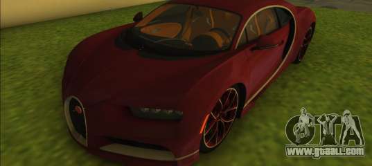 Bugatti Chiron for GTA Vice City