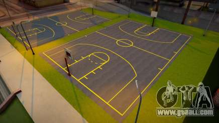 Renewed basketball court for GTA San Andreas