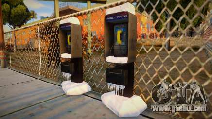 Winter Public Phone for GTA San Andreas