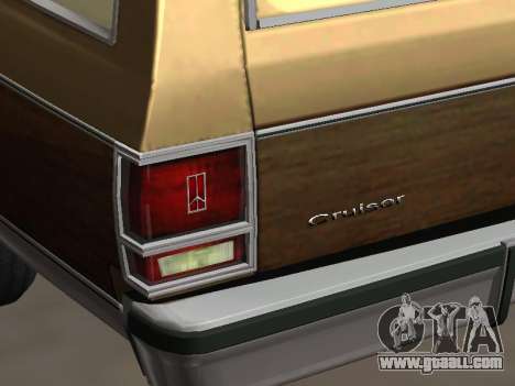 Oldsmobile Custom Cruiser 1980 Wooden body for GTA San Andreas