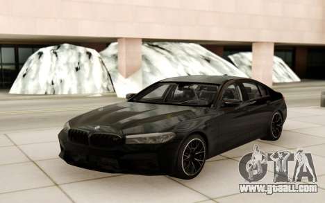 BMW M5 Competition Black Style for GTA San Andreas