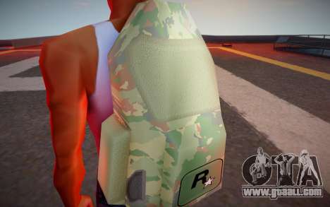 Camouflage parachute for GTA San Andreas