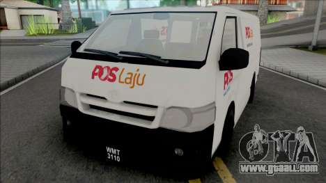Toyota Hiace PosLaju Malaysian Van for GTA San Andreas