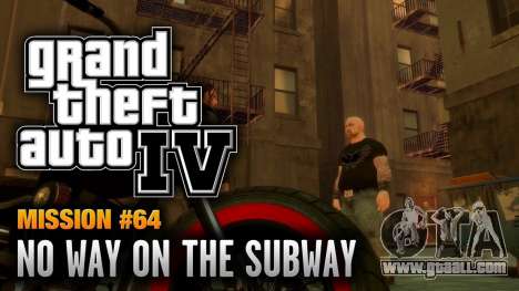 No Way on the Subway Overhaul for GTA 4