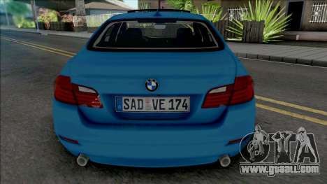 BMW 535i F10 2011 for GTA San Andreas