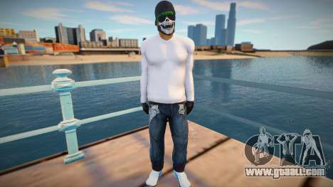 Hispanic in a mask for GTA San Andreas