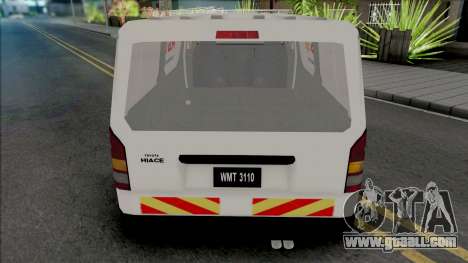 Toyota Hiace PosLaju Malaysian Van for GTA San Andreas