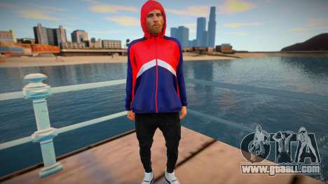 Lionel Messi in hood for GTA San Andreas