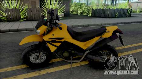 Yamaha XT660 Yellow for GTA San Andreas