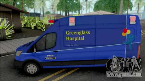 Ford Transit 2016 Greenglass College Hospital for GTA San Andreas