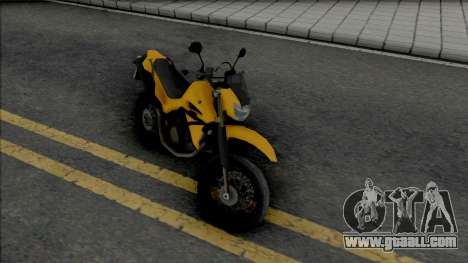 Yamaha XT660 Yellow for GTA San Andreas