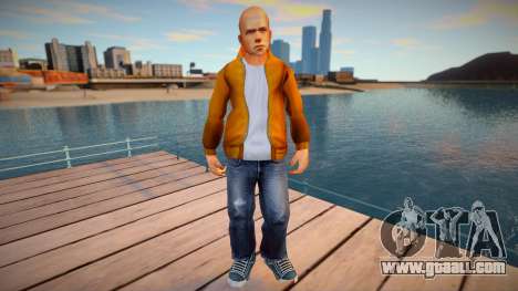 Beta Jimmy Hopkins - Orange Jacket for GTA San Andreas