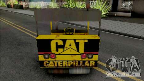 CAT Rodillo Compactador Con Topadora for GTA San Andreas
