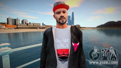 Male Chicago Bulls style for GTA San Andreas