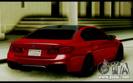 BMW M5 F90 Black Roof for GTA San Andreas